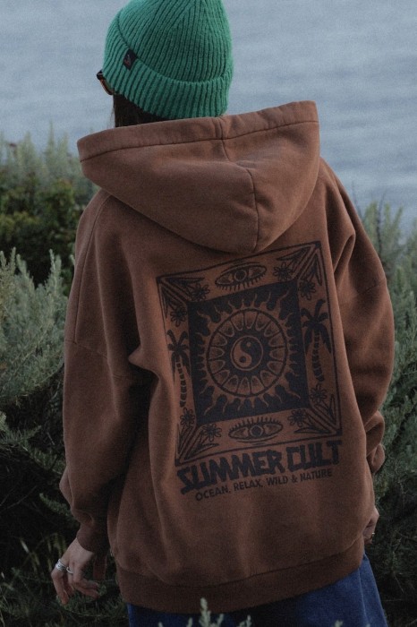 Surf Summer Cult Vintage Brown z efektem sprania